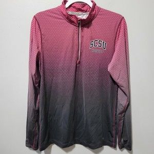 SCSU Huskies FOCO Gradient quarter-zip lightweight jacket